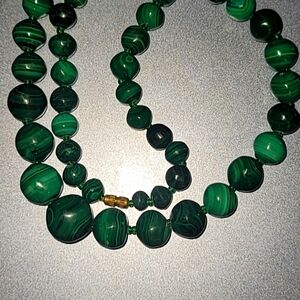 Vintage Malachite Necklace